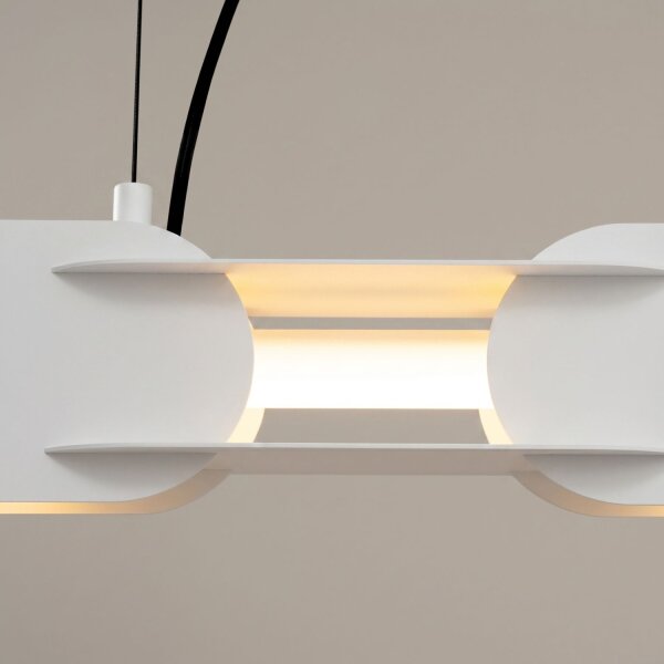 LED Pendelleuchte dimmbar Push-DIM Weiß 3000K L:158 cm