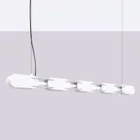 LED Pendelleuchte dimmbar Push-DIM Weiß 3000K L:158 cm