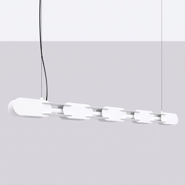 LED Hängelampe dimmbar Push-DIM Weiß 4000K L:158 cm