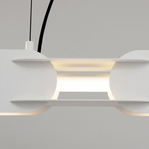 LED Hängelampe dimmbar Push-DIM Weiß 4000K L:158 cm