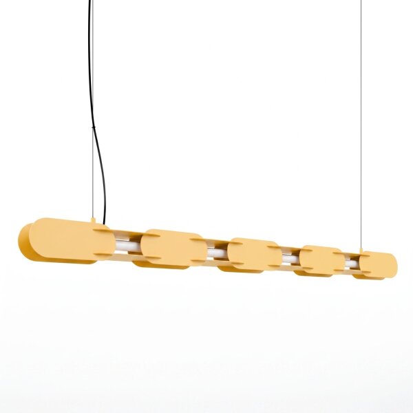 LED Hängelampe dimmbar Push-DIM Gelb 4000K L:158 cm