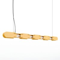 LED H&auml;ngelampe dimmbar Push-DIM Gelb 4000K L:158 cm