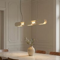 LED Pendelleuchte dimmbar Push-DIM Beige 4000K L:91 cm