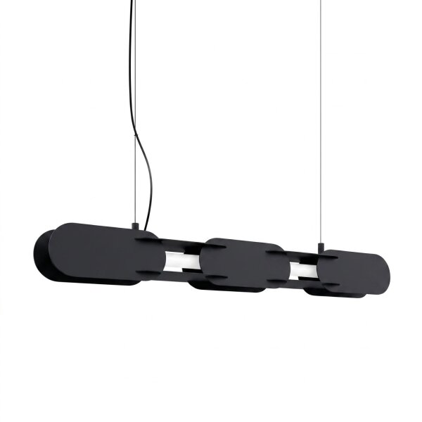 LED Pendelleuchte dimmbar Push-DIM 3000K 91 cm Schwarz