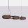 LED Pendelleuchte dimmbar Push-DIM Braun 4000K L:91 cm