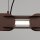 LED Pendelleuchte dimmbar Push-DIM Braun 4000K L:91 cm