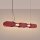 LED Pendelleuchte dimmbar Burgund 3000K L:91 cm Modern