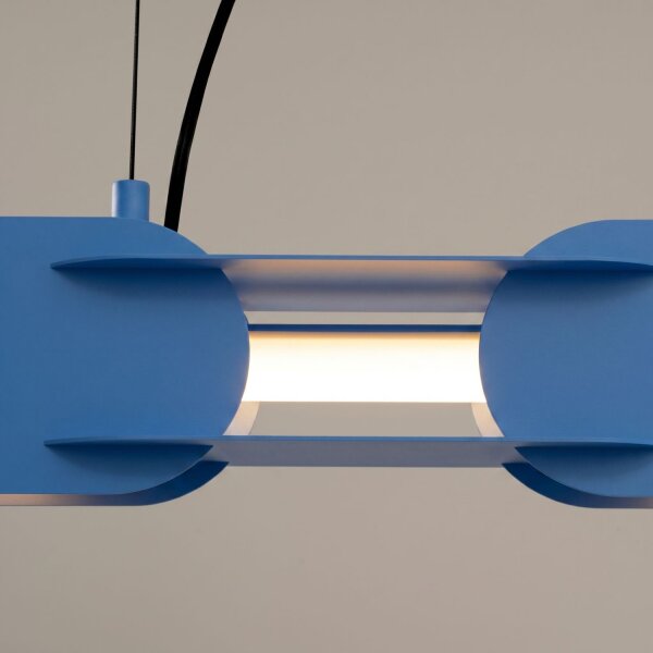 LED Hängelampe dimmbar Hellblau Modern 3000K L:91 cm