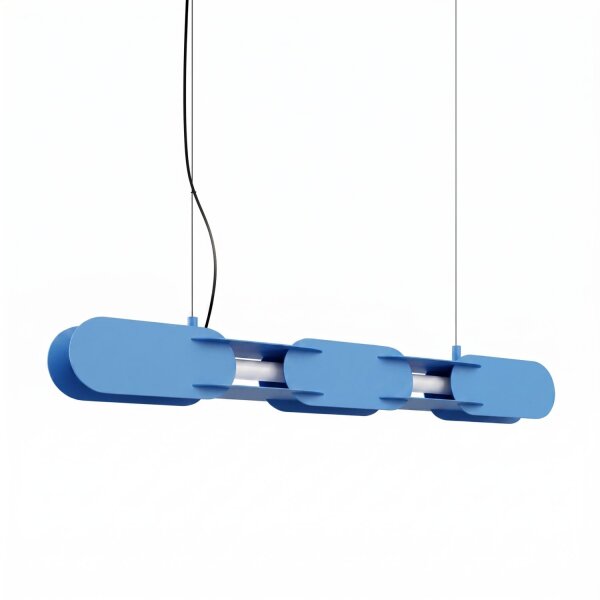 LED Pendelleuchte dimmbar Hellblau 4000K L:91 cm Modern