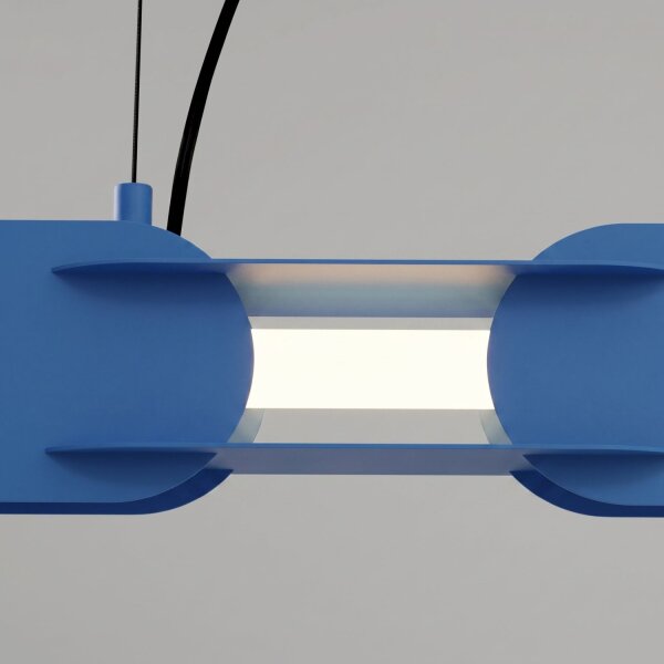 LED Pendelleuchte dimmbar Hellblau 4000K L:91 cm Modern