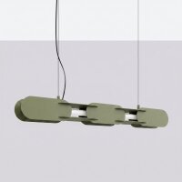 LED Pendelleuchte dimmbar Olivgrün 4000K L:91 cm Modern