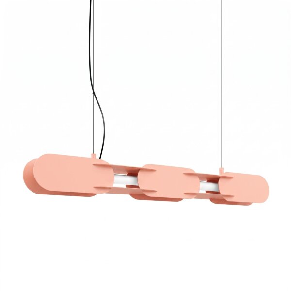 LED Pendelleuchte dimmbar Pfirsich 4000K L:91 cm Modern
