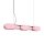 LED Hängelampe dimmbar Push-DIM Pink 3000K L:91 cm