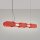 LED Hängelampe dimmbar Push-DIM Rot Stahl 4000K L:91 cm