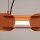LED Pendelleuchte dimmbar Ockerrot 3000K L:91 cm lang