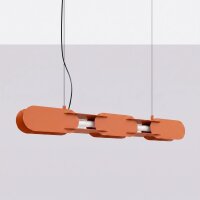 LED Hängelampe dimmbar Ockerrot Stahl 4000K L:91 cm