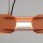 LED Hängelampe dimmbar Ockerrot Stahl 4000K L:91 cm