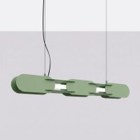 LED Hängelampe dimmbar Push-DIM Salbei 3000K L:91 cm