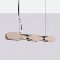 LED Pendelleuchte dimmbar Push-DIM Taupe 3000K L:91 cm