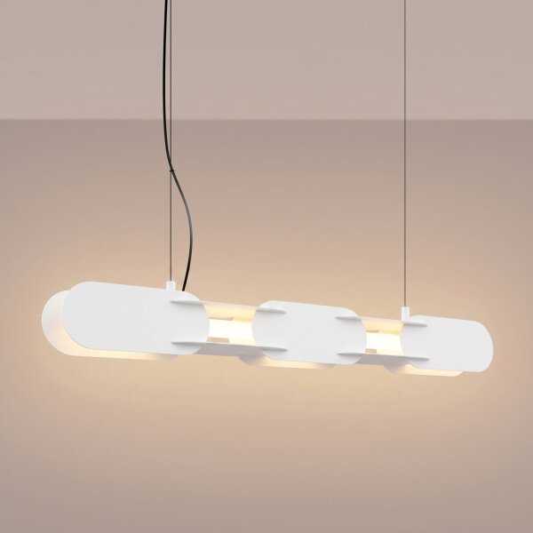 LED Hängelampe dimmbar Push-DIM Weiß 3000K L:91 cm