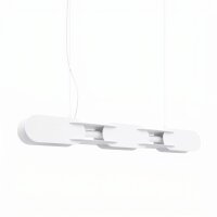 LED H&auml;ngelampe dimmbar Push-DIM Wei&szlig; 3000K L:91 cm