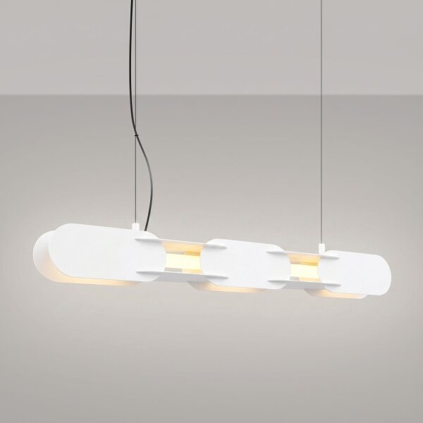 LED Pendelleuchte dimmbar Push-DIM Weiß 4000K L:91 cm