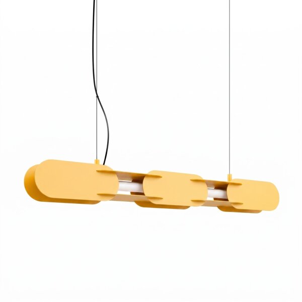 LED Pendelleuchte dimmbar Push-DIM Gelb 3000K L:91 cm