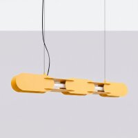 LED Pendelleuchte dimmbar Push-DIM Gelb 3000K L:91 cm