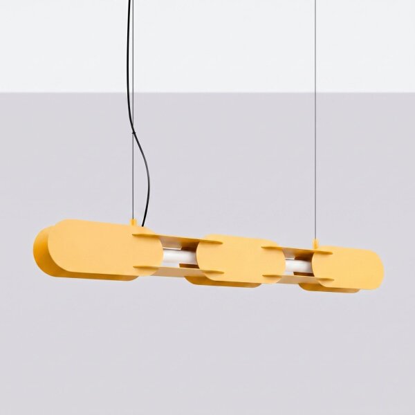 LED Hängelampe dimmbar Push-DIM Gelb 4000K L:91 cm