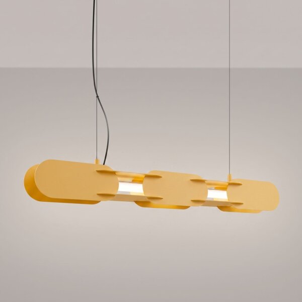 LED Hängelampe dimmbar Push-DIM Gelb 4000K L:91 cm