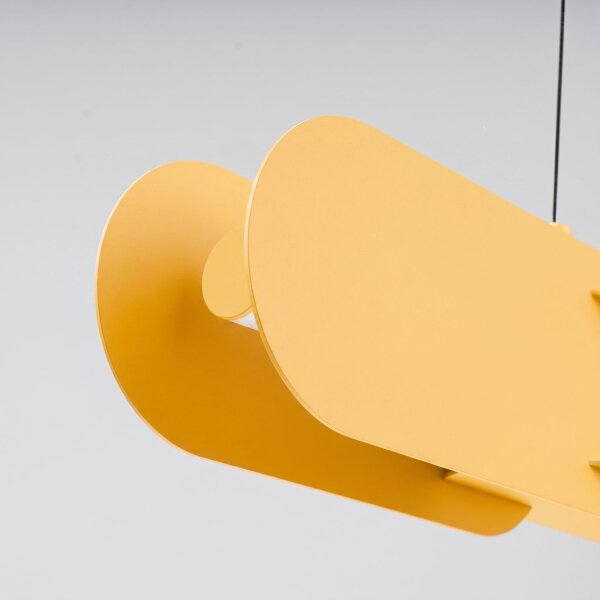 LED Hängelampe dimmbar Push-DIM Gelb 4000K L:91 cm