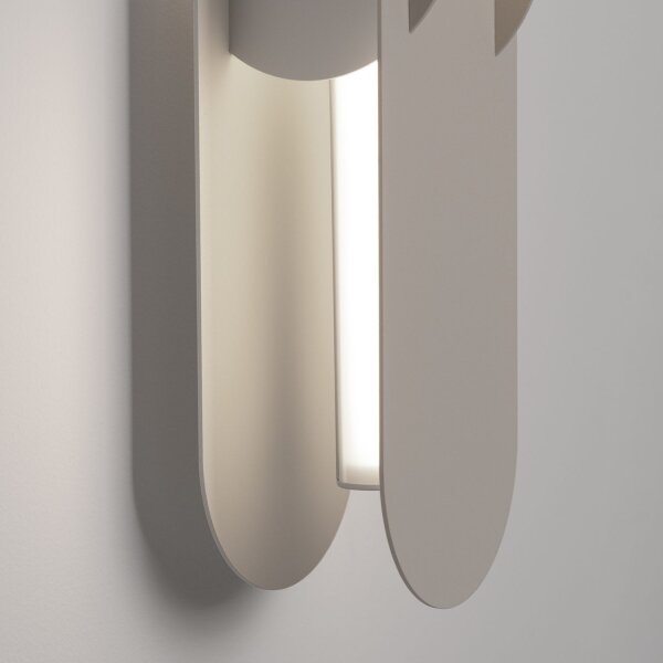 LED Wandleuchte dimmbar Push-DIM Beige 4000K H:91 cm