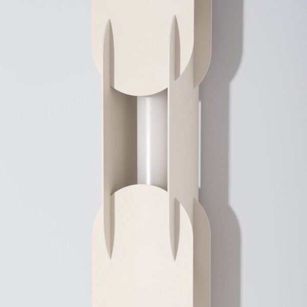 LED Wandleuchte dimmbar Push-DIM Beige 4000K H:91 cm