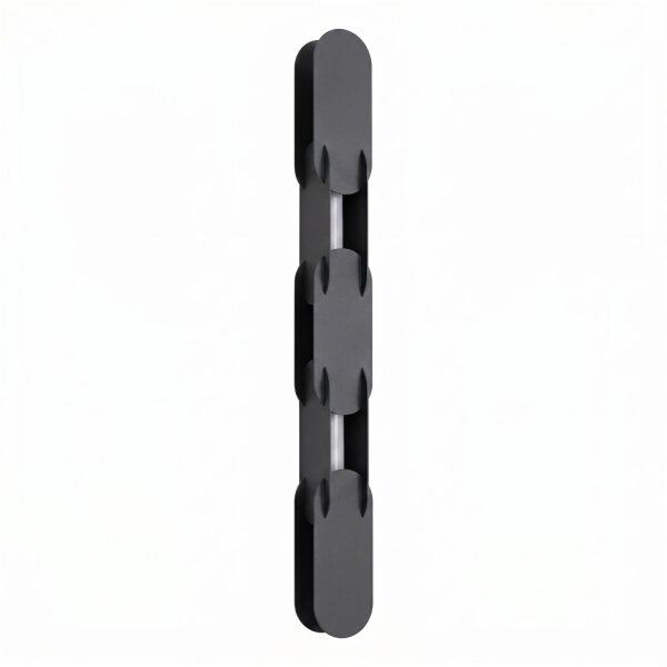 LED Wandleuchte dimmbar Push-DIM Schwarz 3000K H:91 cm