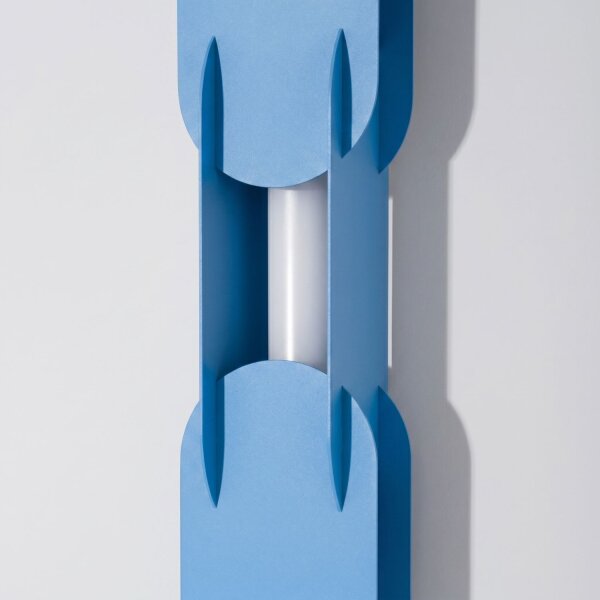 LED Wandlampe dimmbar Push-DIM Hellblau 3000K H:91 cm