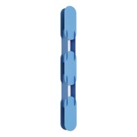 LED Wandleuchte dimmbar Push-DIM Hellblau 4000K H:91 cm