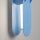 LED Wandleuchte dimmbar Push-DIM Hellblau 4000K H:91 cm