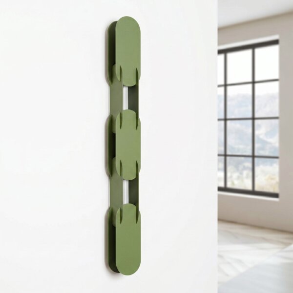 LED Wandleuchte dimmbar Push-DIM Olivgrün 4000K H:91 cm