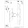 LED Wandleuchte Ultramarin dimmbar Push-DIM 3000K 91 cm