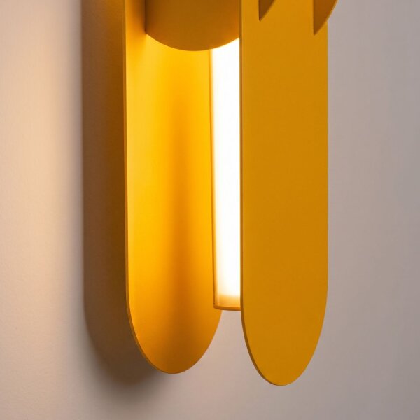 LED Wandleuchte dimmbar Push-DIM Gelb 3000K H:91 cm