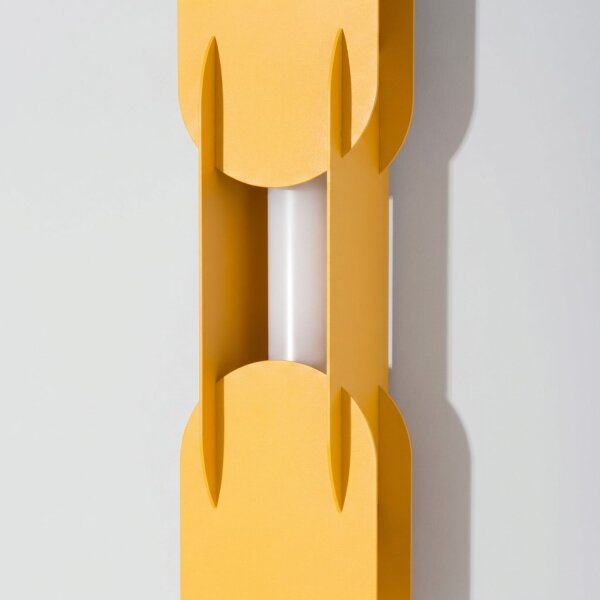 LED Wandleuchte dimmbar Push-DIM Gelb 3000K H:91 cm