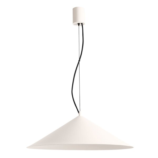LED Pendelleuchte TRIAC dimmbar Beige 3000K Ø50 cm rund