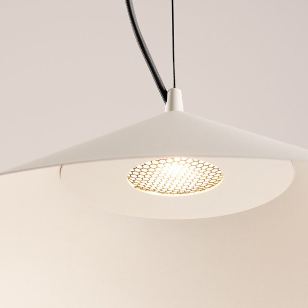 LED Pendelleuchte TRIAC dimmbar Beige 3000K Ø50 cm rund