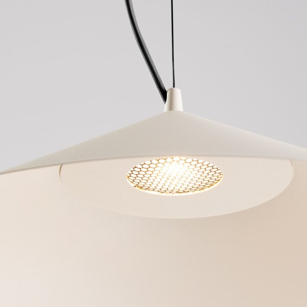 LED Hängelampe TRIAC dimmbar Beige 4000K rund Ø50 cm