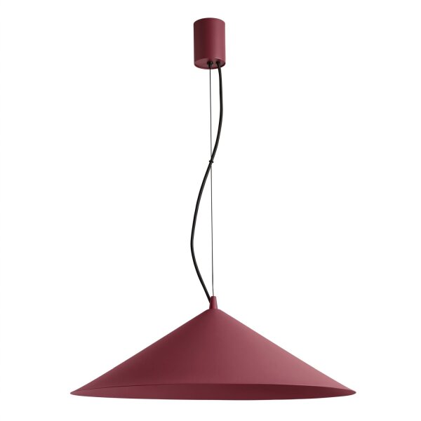 LED Pendelleuchte TRIAC dimmbar Burgund 4000K Ø50 cm