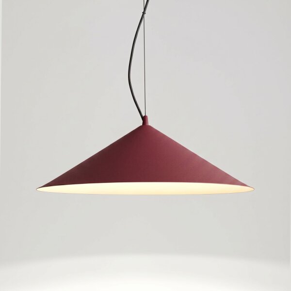 LED Pendelleuchte TRIAC dimmbar Burgund 4000K Ø50 cm