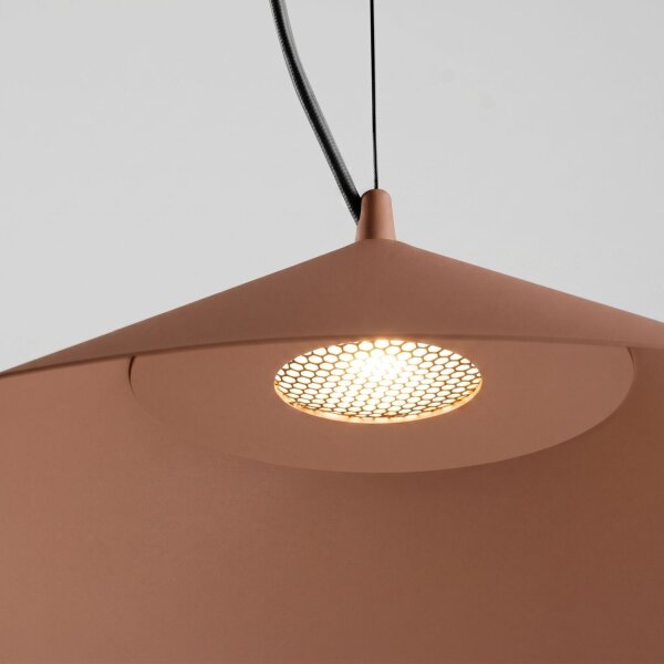 LED Hängelampe TRIAC dimmbar Mokka 3000K Ø50 cm rund