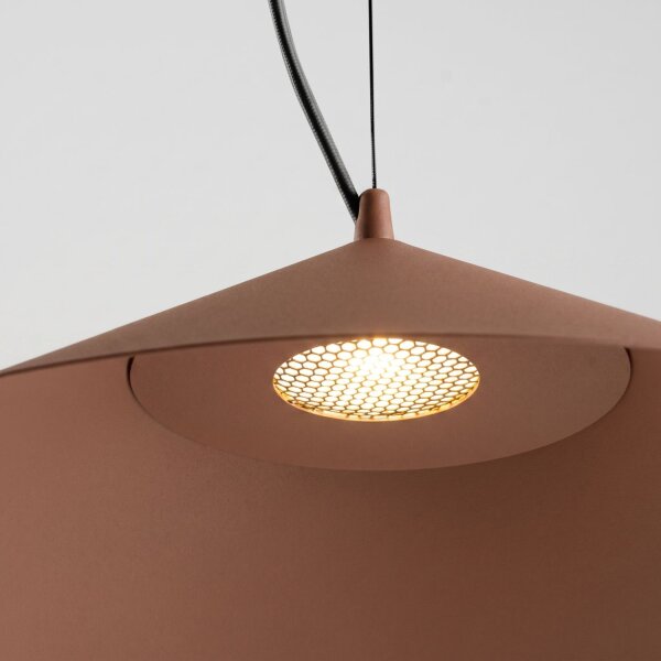 LED Pendelleuchte TRIAC dimmbar Mokka 4000K Ø50 cm rund