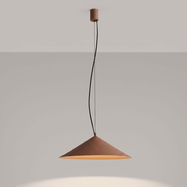 LED Pendelleuchte TRIAC dimmbar Mokka 4000K Ø50 cm rund