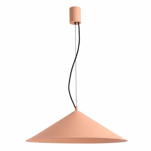 LED Hängelampe TRIAC dimmbar Pfirsich 3000K Ø50 cm